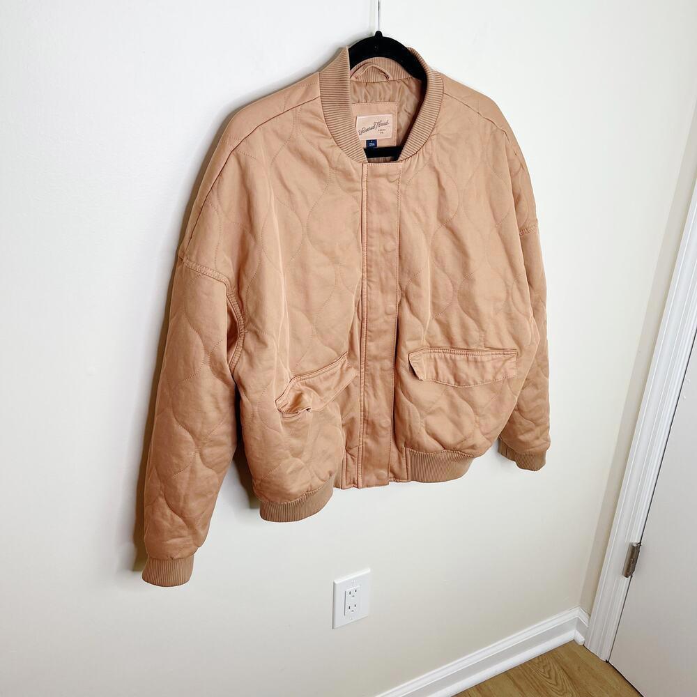 Universal Thread Quilted Utility Lined Bomber Jac… - image 2